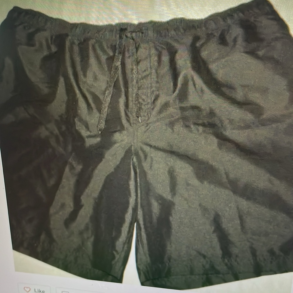 Harbor Bay Black Swim Trunks 4X